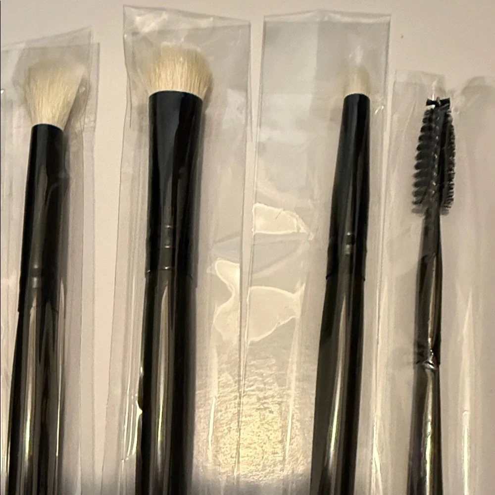 Morphe Sleek Black Brush Set with Carrying Cosmetics Case